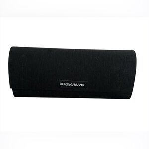 Black dolce and gabanna eye glass case